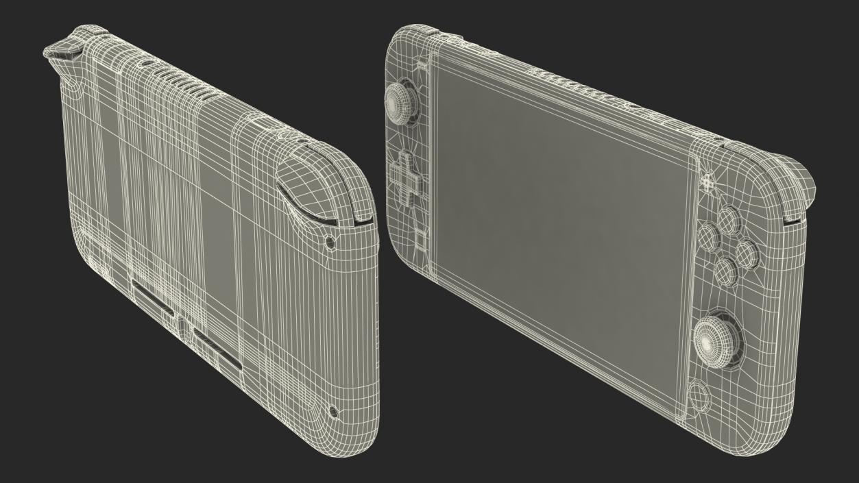 3D model Nintendo Switch Lite Gray