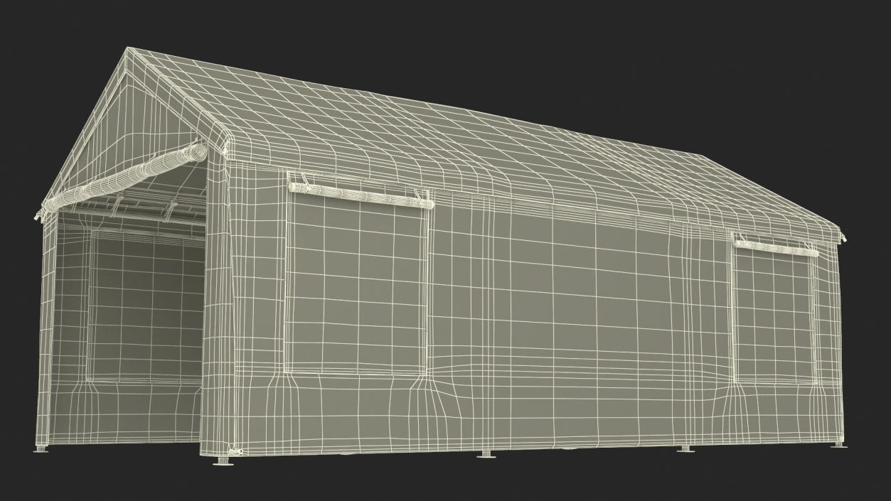 3D Vehicle Carport Shelter model