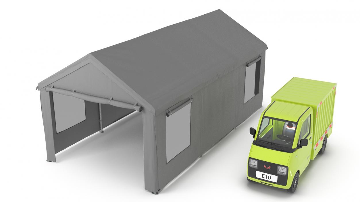 3D Vehicle Carport Shelter model