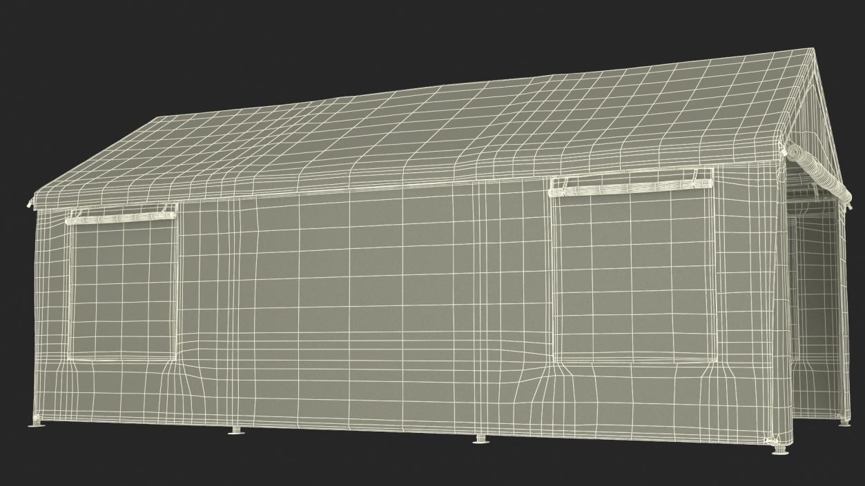 3D Vehicle Carport Shelter model