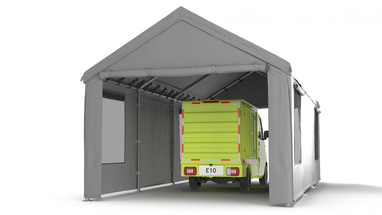 3D Vehicle Carport Shelter model