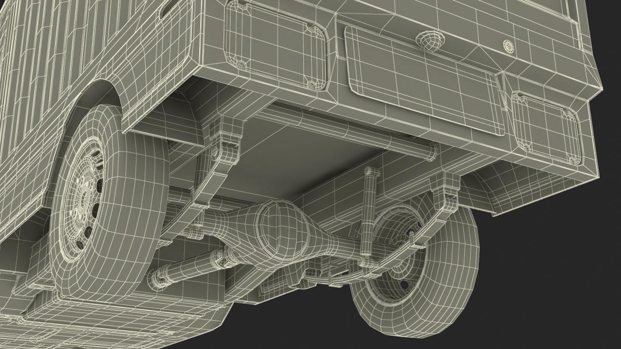 3D Vehicle Carport Shelter model