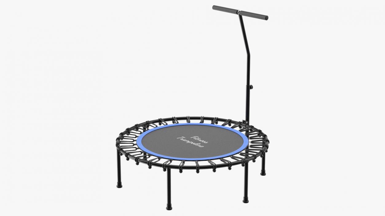 3D model Fitness Trampoline with Handle