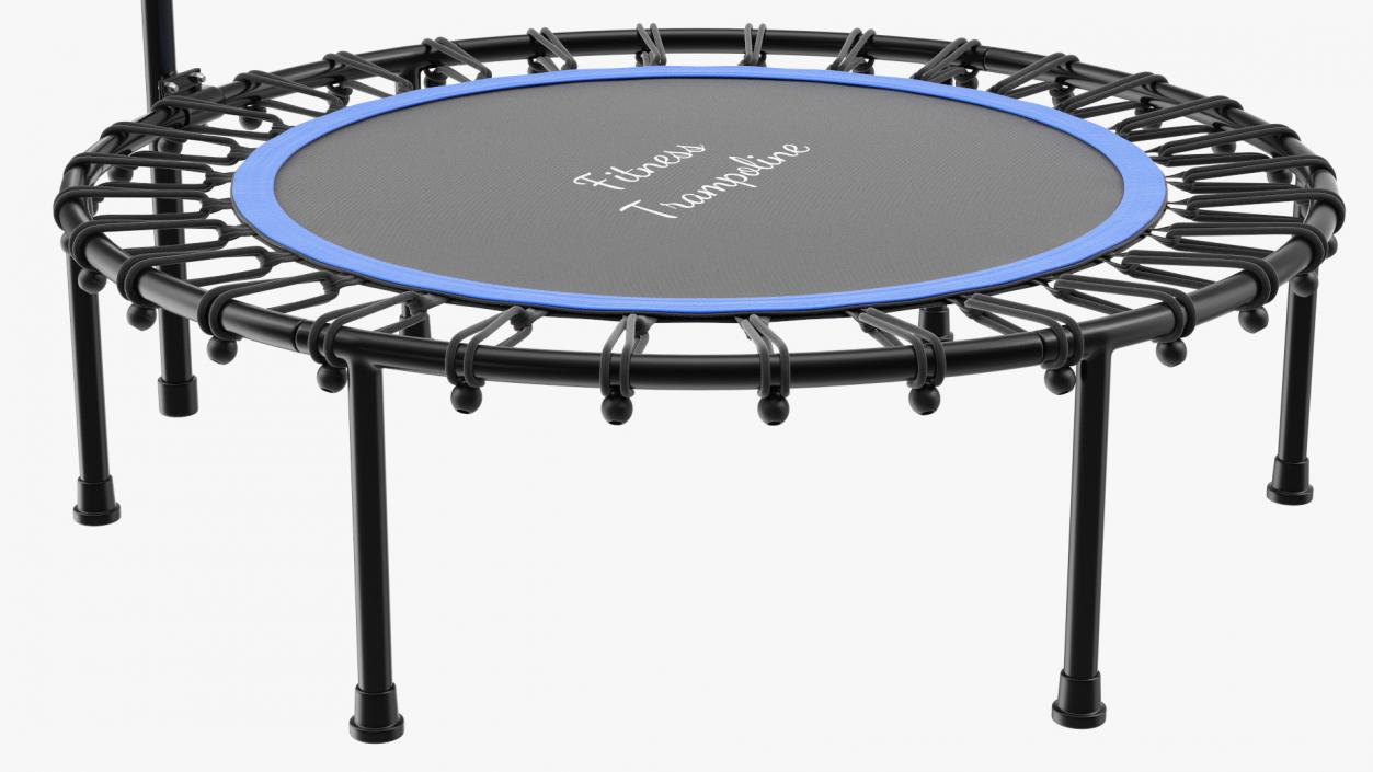 3D model Fitness Trampoline with Handle