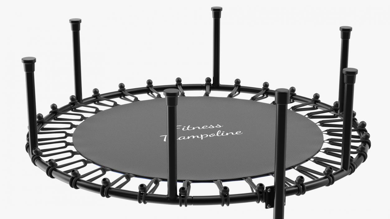 3D model Fitness Trampoline with Handle