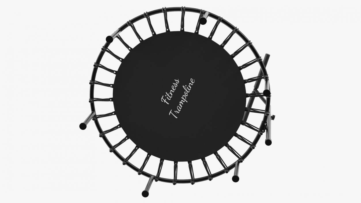 3D model Fitness Trampoline with Handle