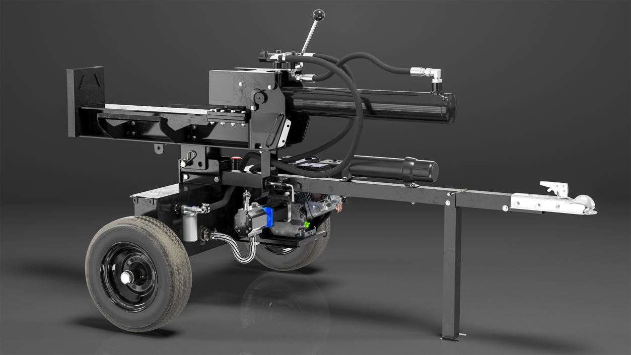 3D Hydraulic Lumberjack Log Splitter model