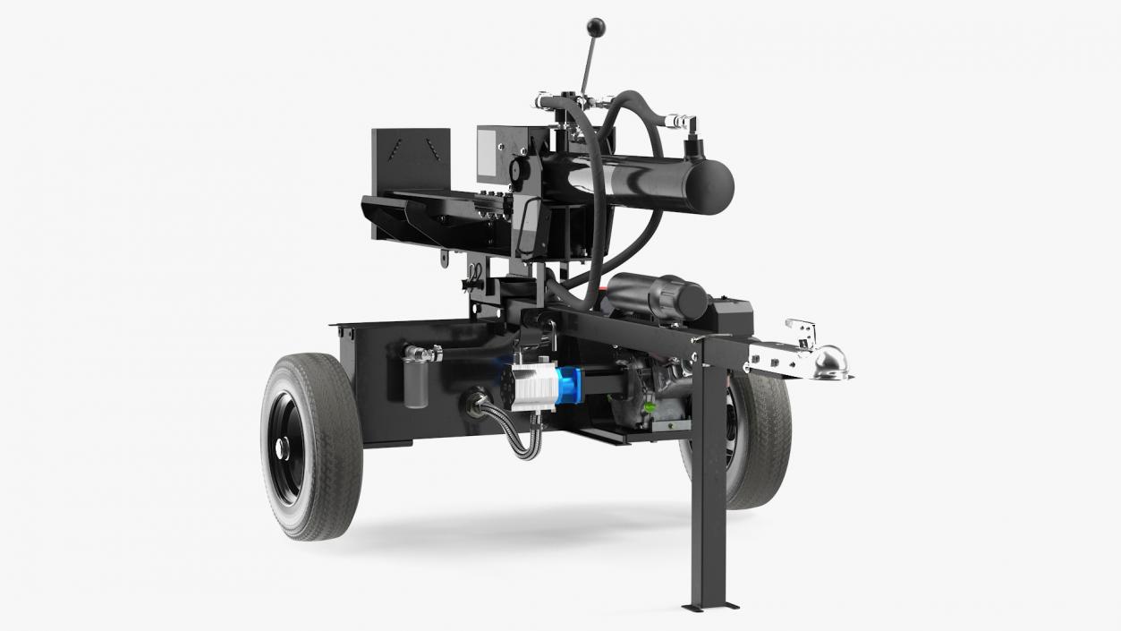 3D Hydraulic Lumberjack Log Splitter model