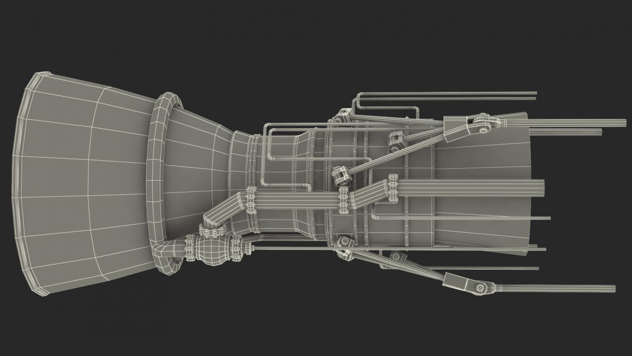 3D model Rocket Engine 3