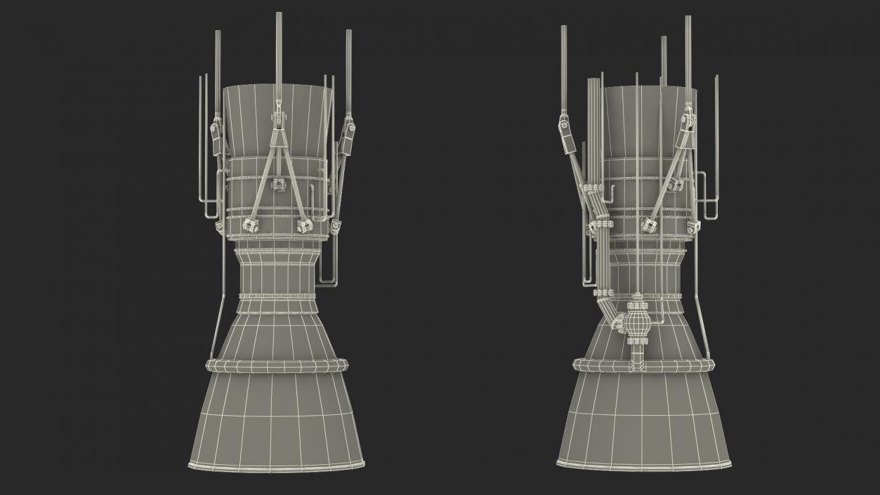 3D model Rocket Engine 3