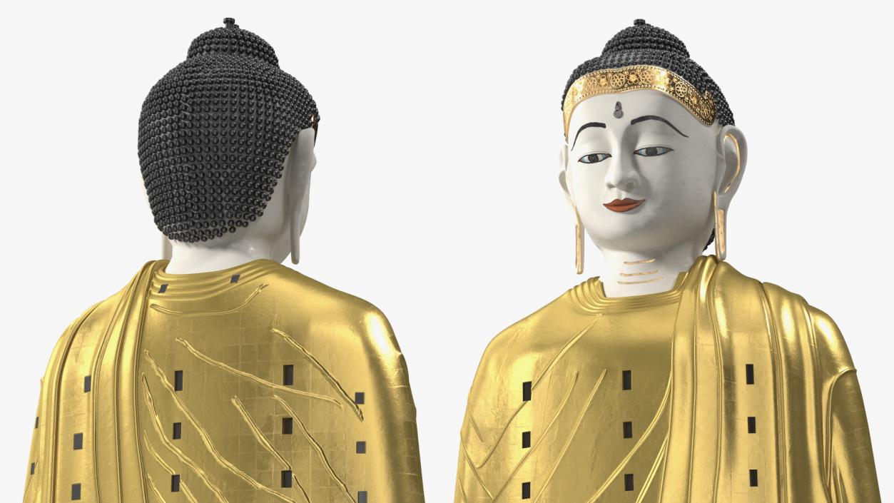 Buddha Statues Collection 6 3D