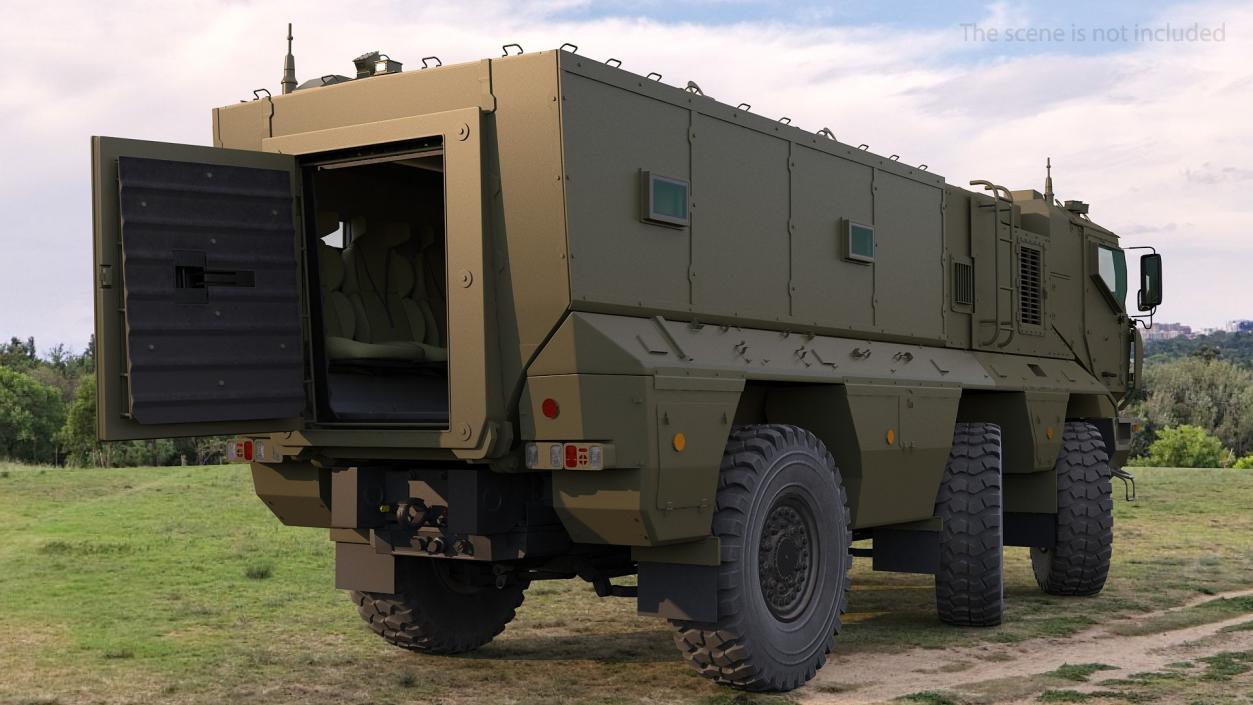 KAMAZ 63968 Typhoon MRAP Vehicle 3D