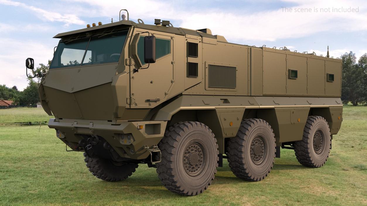 KAMAZ 63968 Typhoon MRAP Vehicle 3D