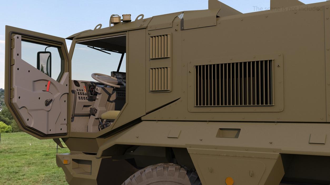 KAMAZ 63968 Typhoon MRAP Vehicle 3D