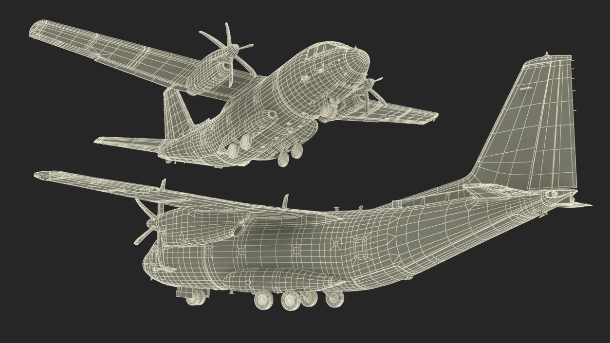 Multi-role Aircraft Grey 3D model