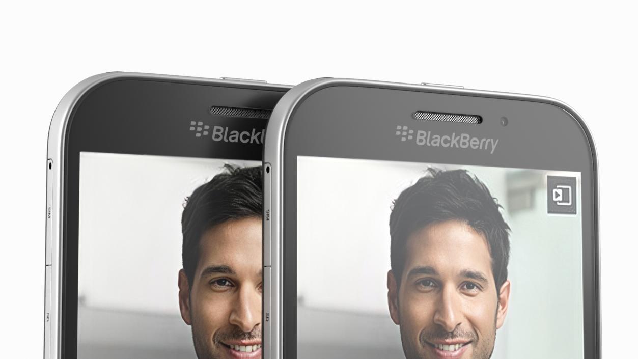 3D model Smartphone BlackBerry Classic Black