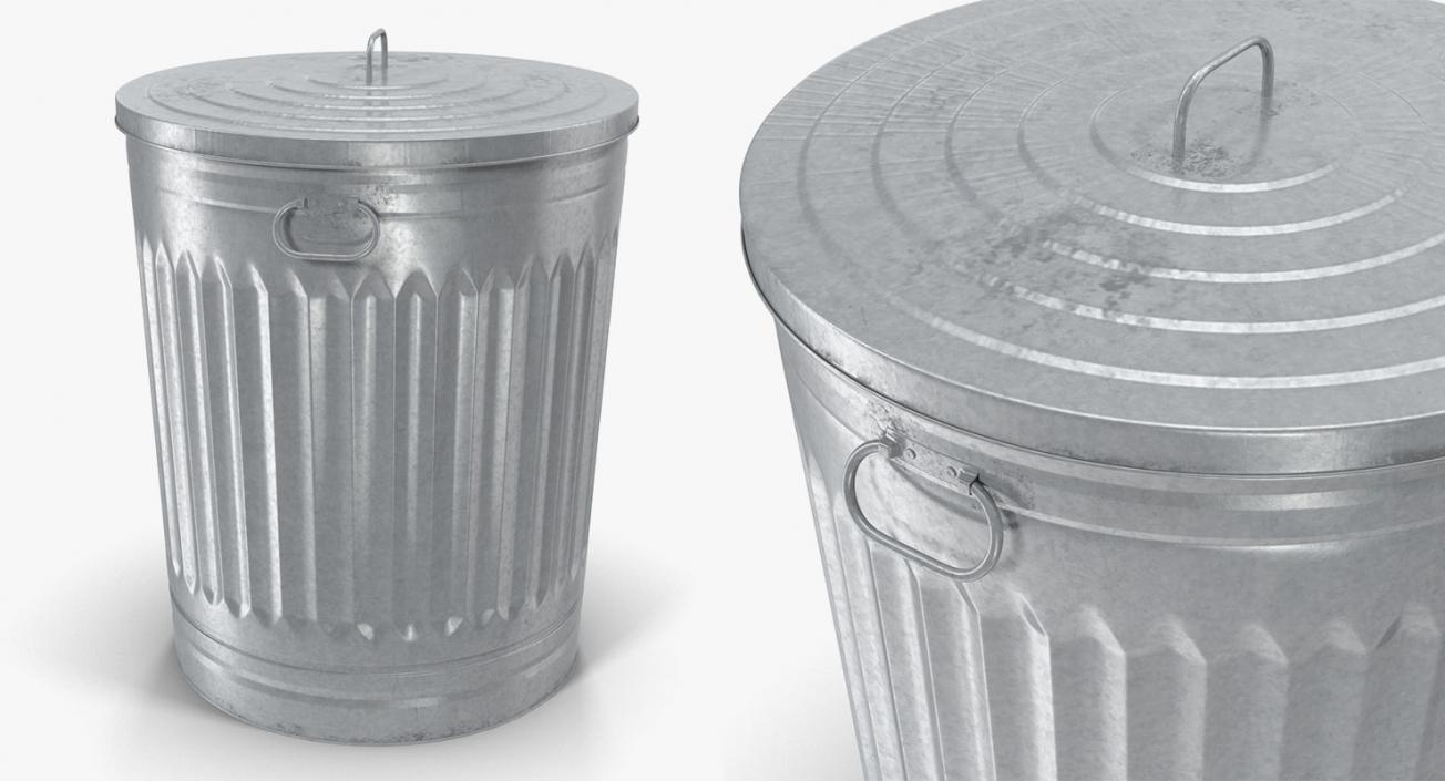 3D model Public Garbage Cans Collection