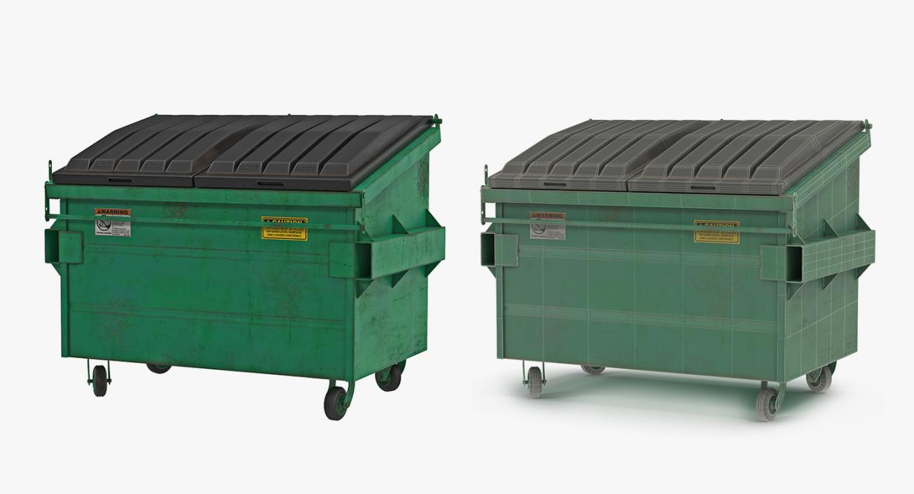 3D model Public Garbage Cans Collection