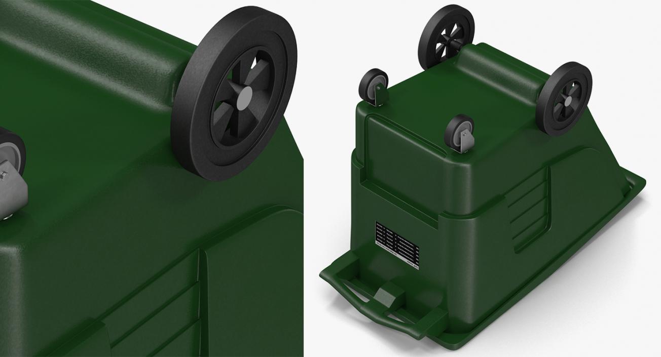 3D model Public Garbage Cans Collection