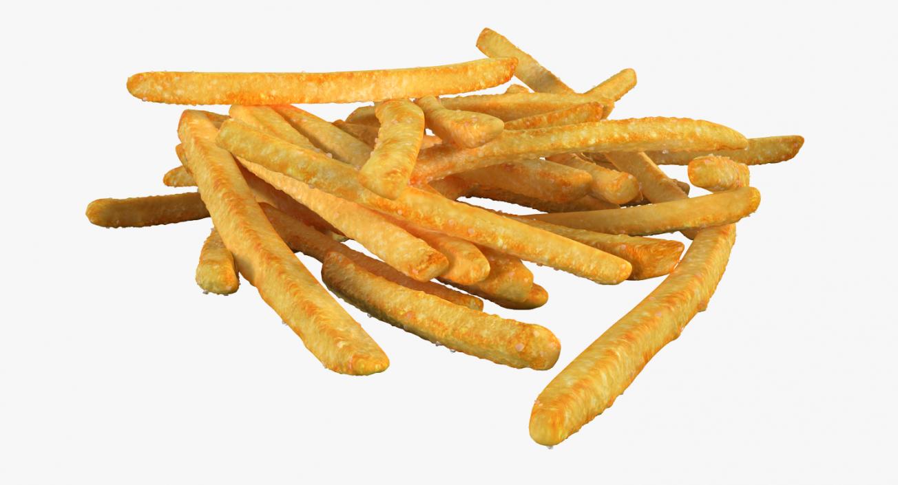 3D model Pile Of French Fries