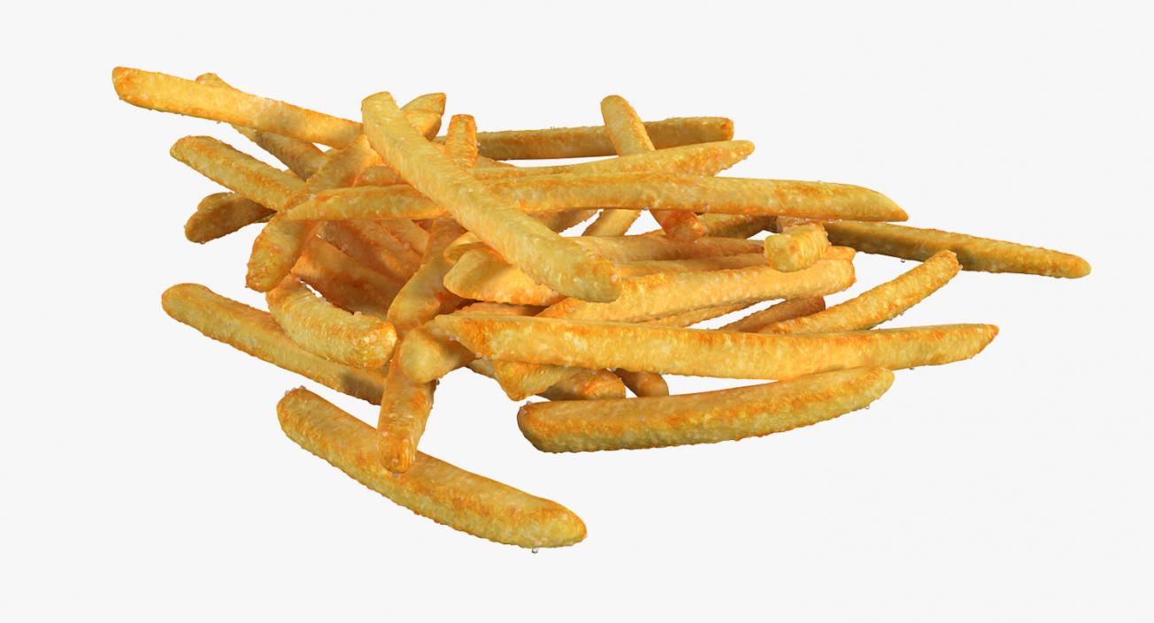 3D model Pile Of French Fries