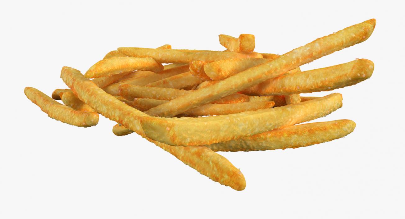 3D model Pile Of French Fries