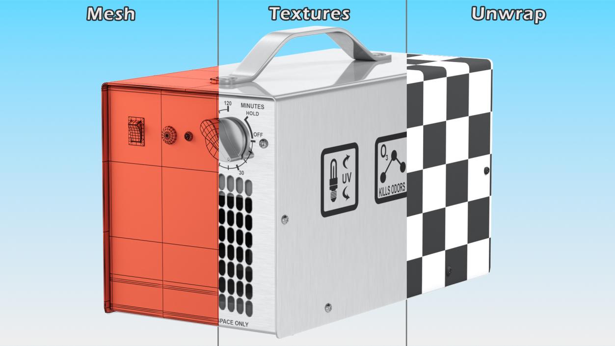 3D New Comfort Commercial Ozone Generator model