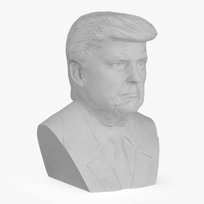 3D Plaster Bust of Trump