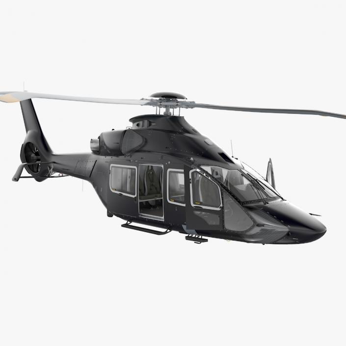 Medium Private Helicopter Rigged 3D