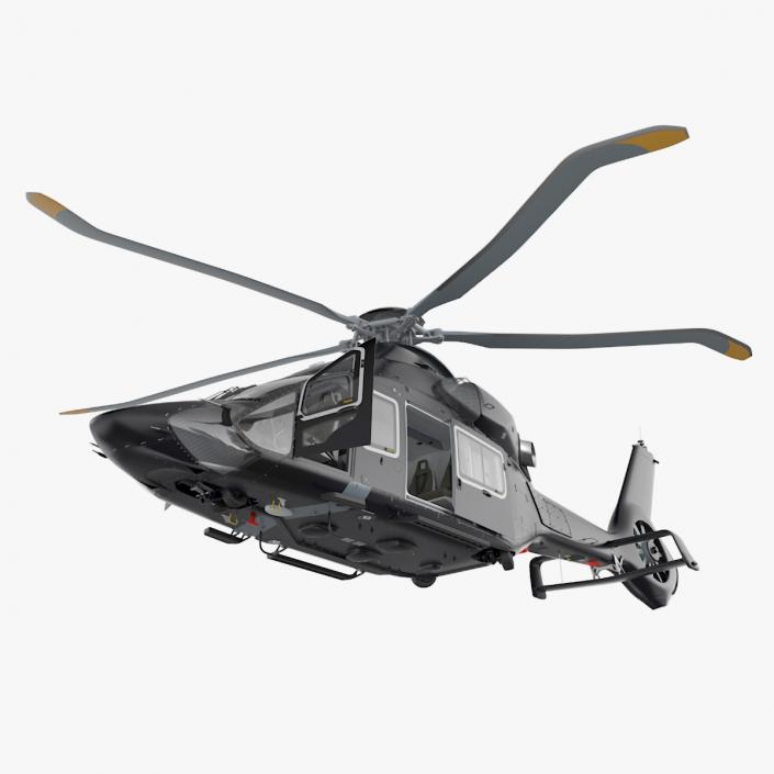 Medium Private Helicopter Rigged 3D