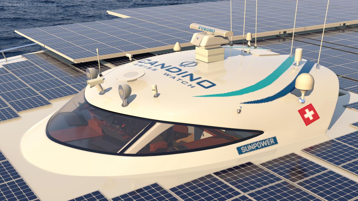 Turanor PlanetSolar Boat 3D model