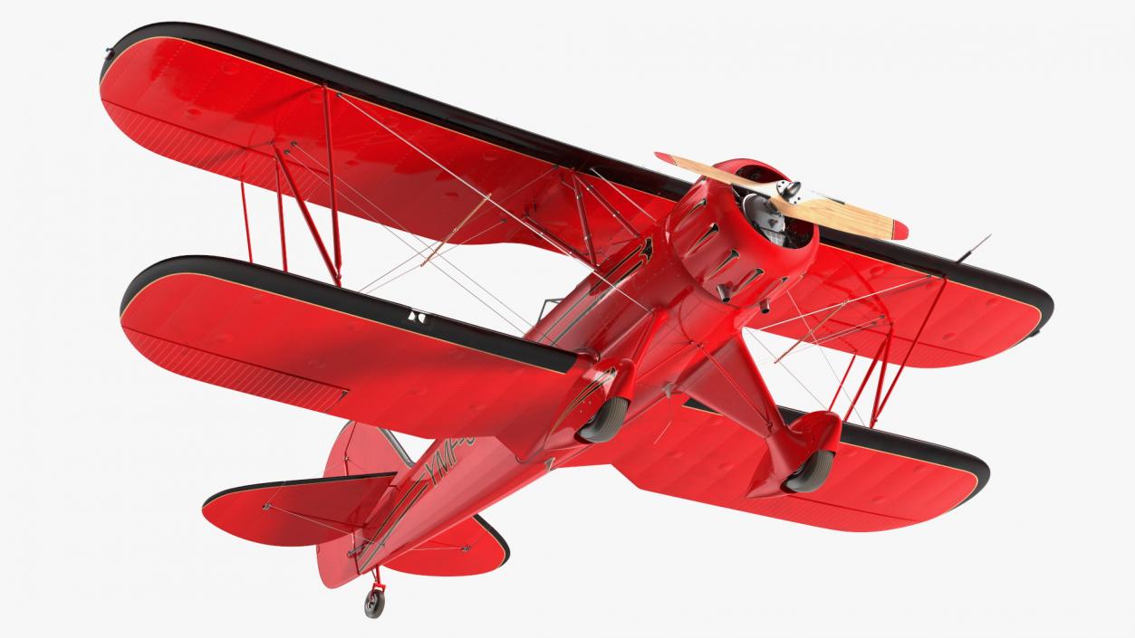 Spirit of 30A Coastal Biplane YMF-5 Rigged 3D