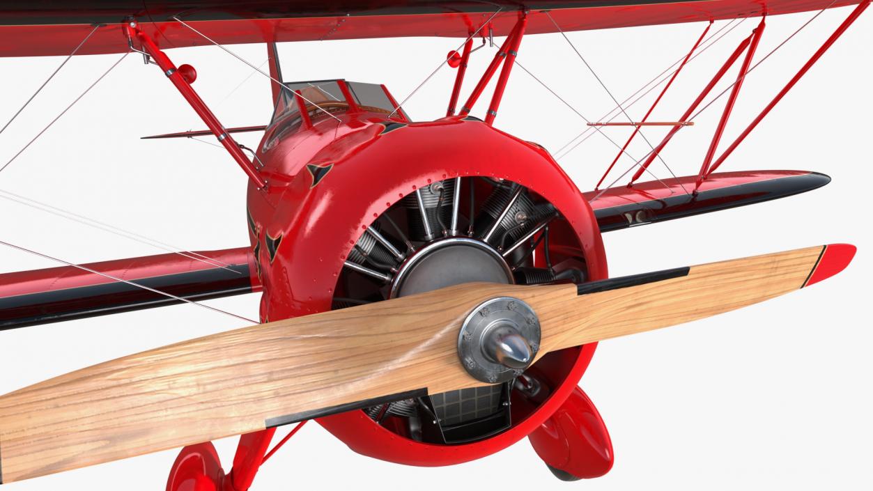 Spirit of 30A Coastal Biplane YMF-5 Rigged 3D