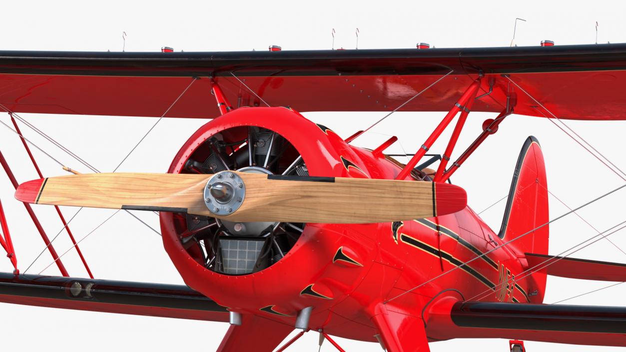 Spirit of 30A Coastal Biplane YMF-5 Rigged 3D