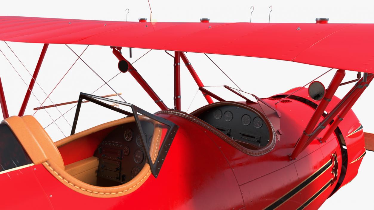 Spirit of 30A Coastal Biplane YMF-5 Rigged 3D