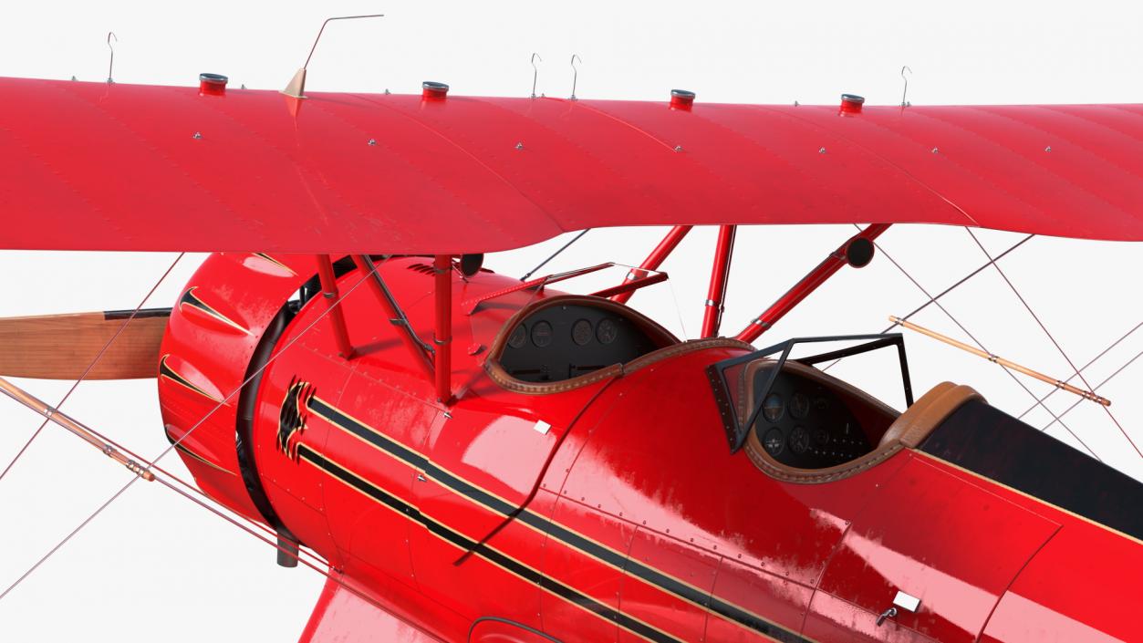 Spirit of 30A Coastal Biplane YMF-5 Rigged 3D