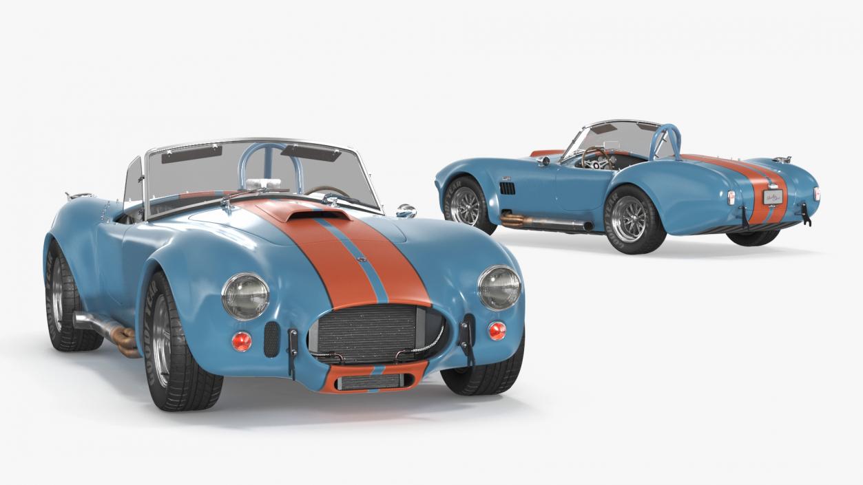 Shelby Cobra Blue 3D