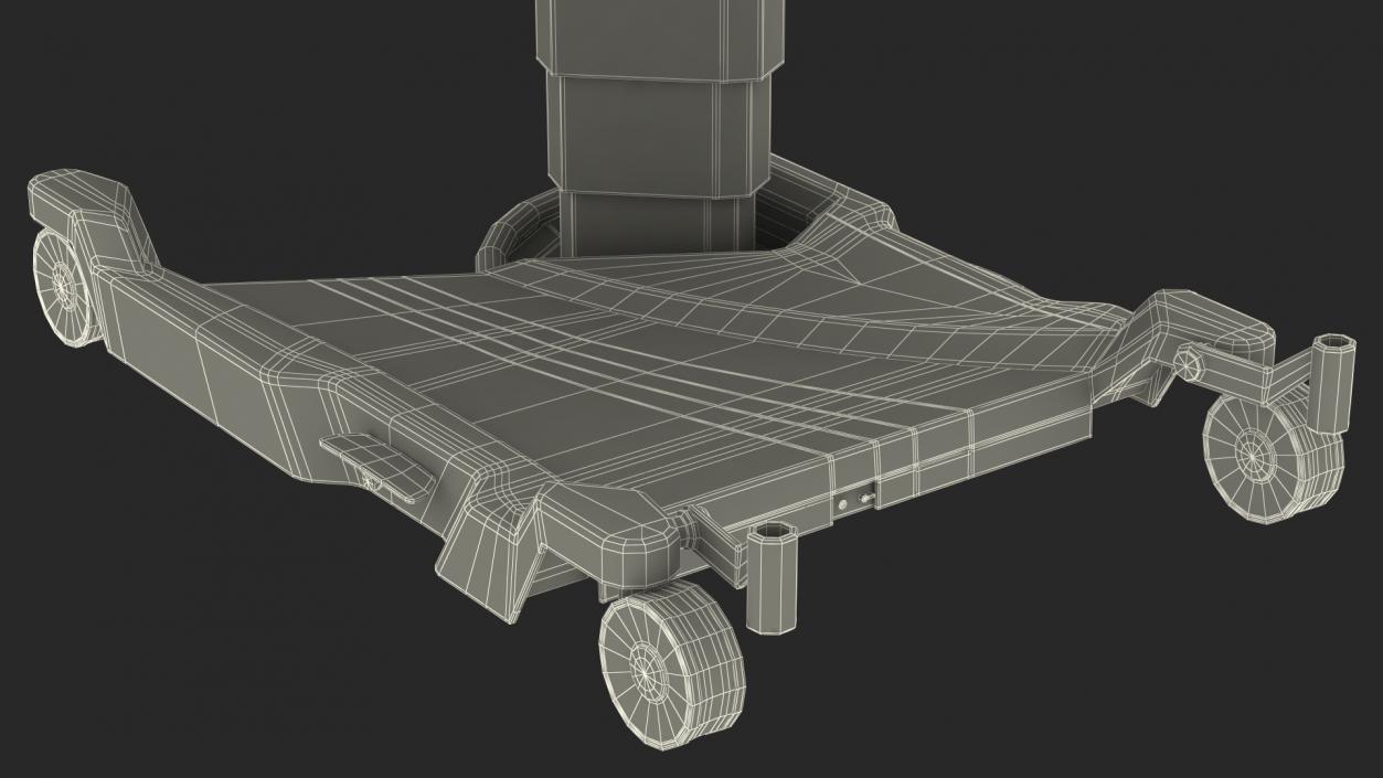 3D model Bed for Birth Blue Rigged