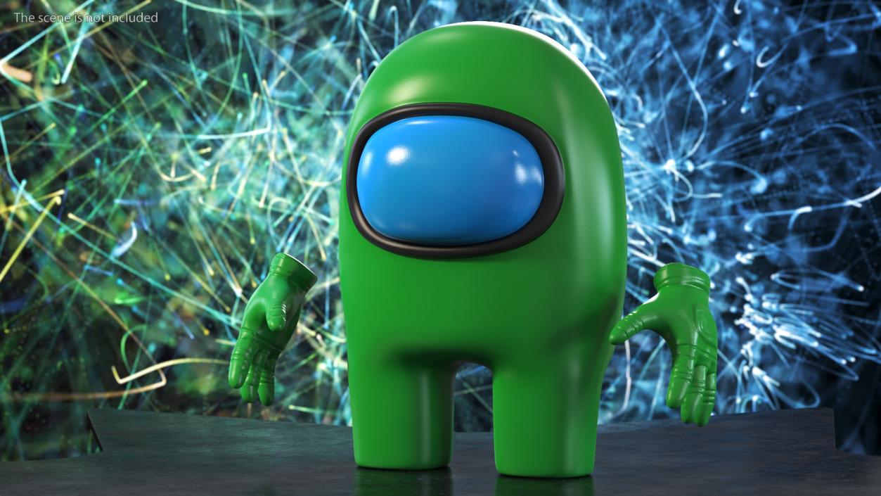 Among Us Green Character 3D model