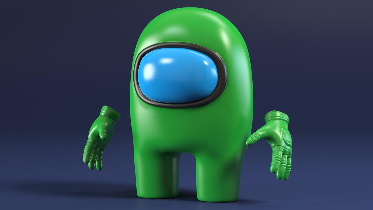 Among Us Green Character 3D model