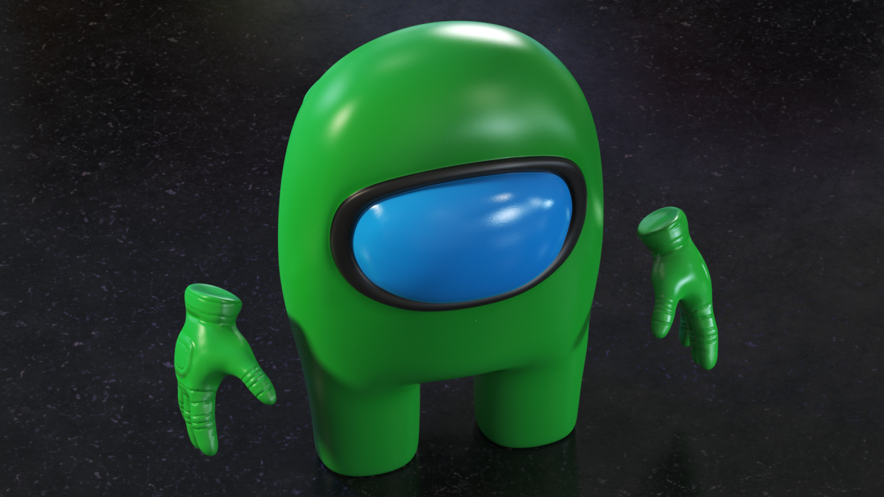 Among Us Green Character 3D model