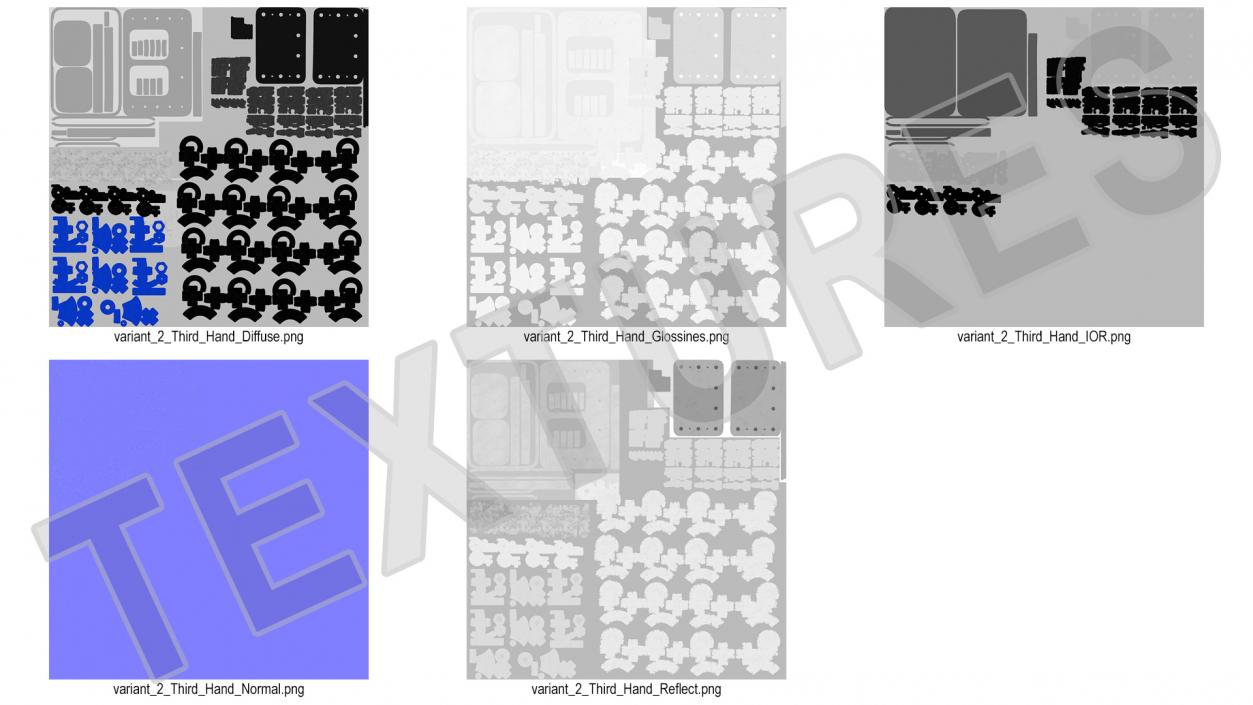 3D Modular Hose Third Hand model