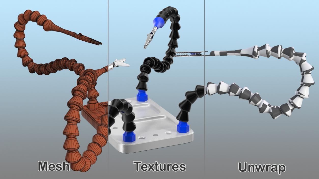 3D Modular Hose Third Hand model