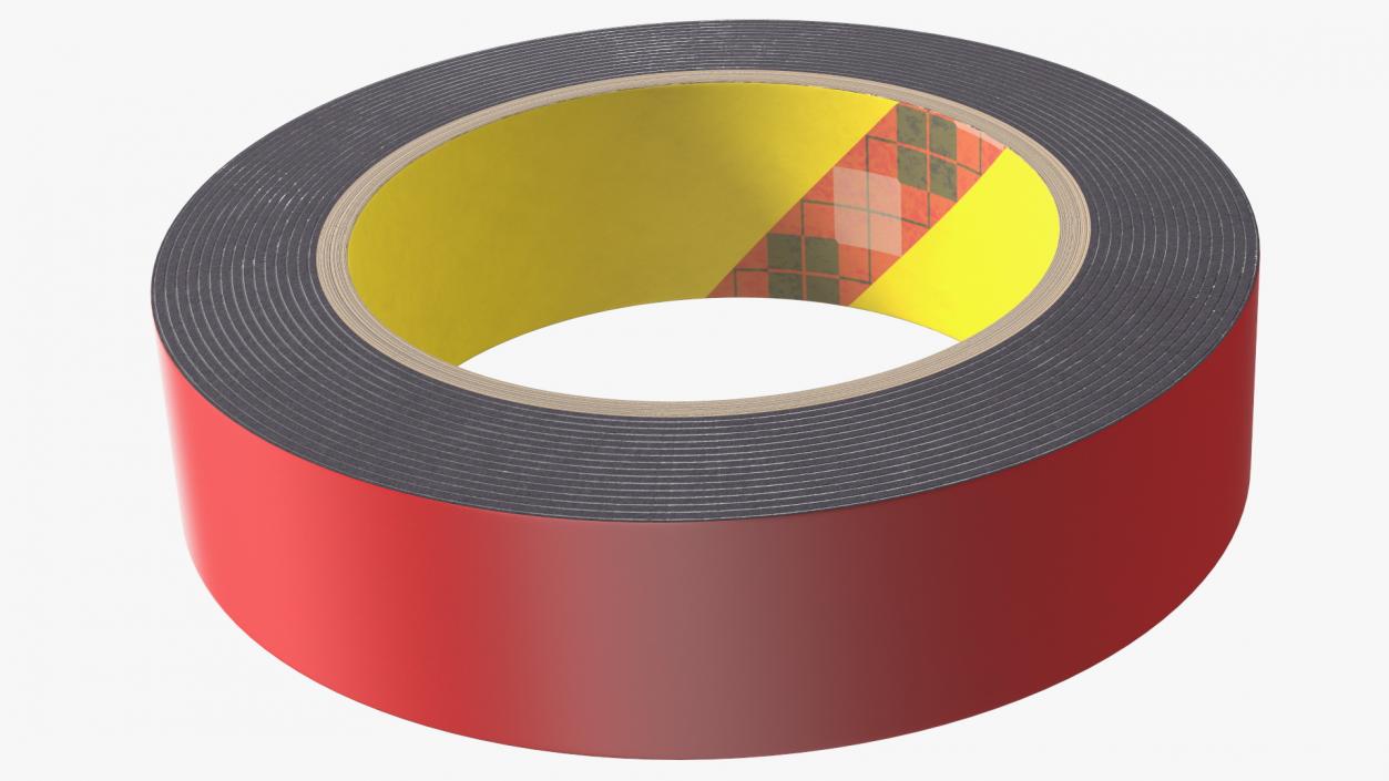 Double Sided Acrylic Foam Adhesive Tape 3D model