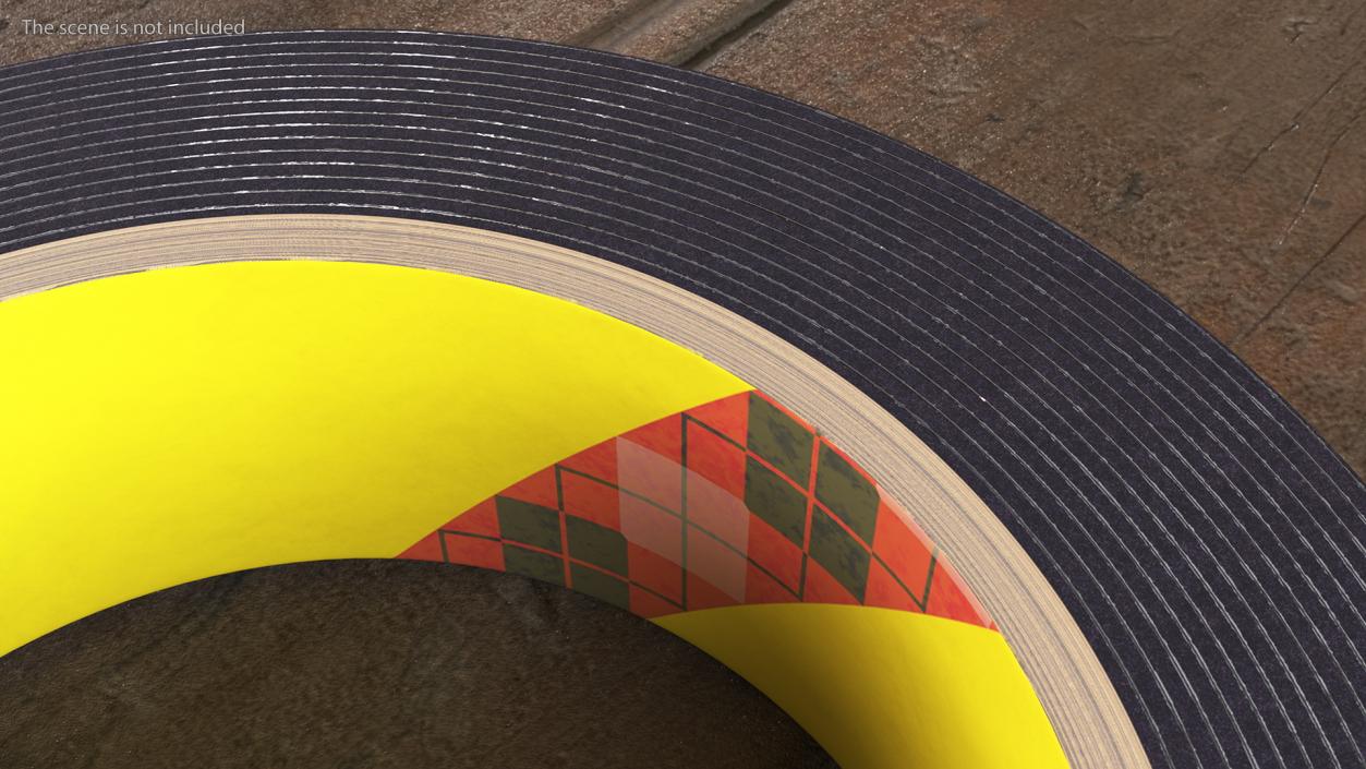 Double Sided Acrylic Foam Adhesive Tape 3D model