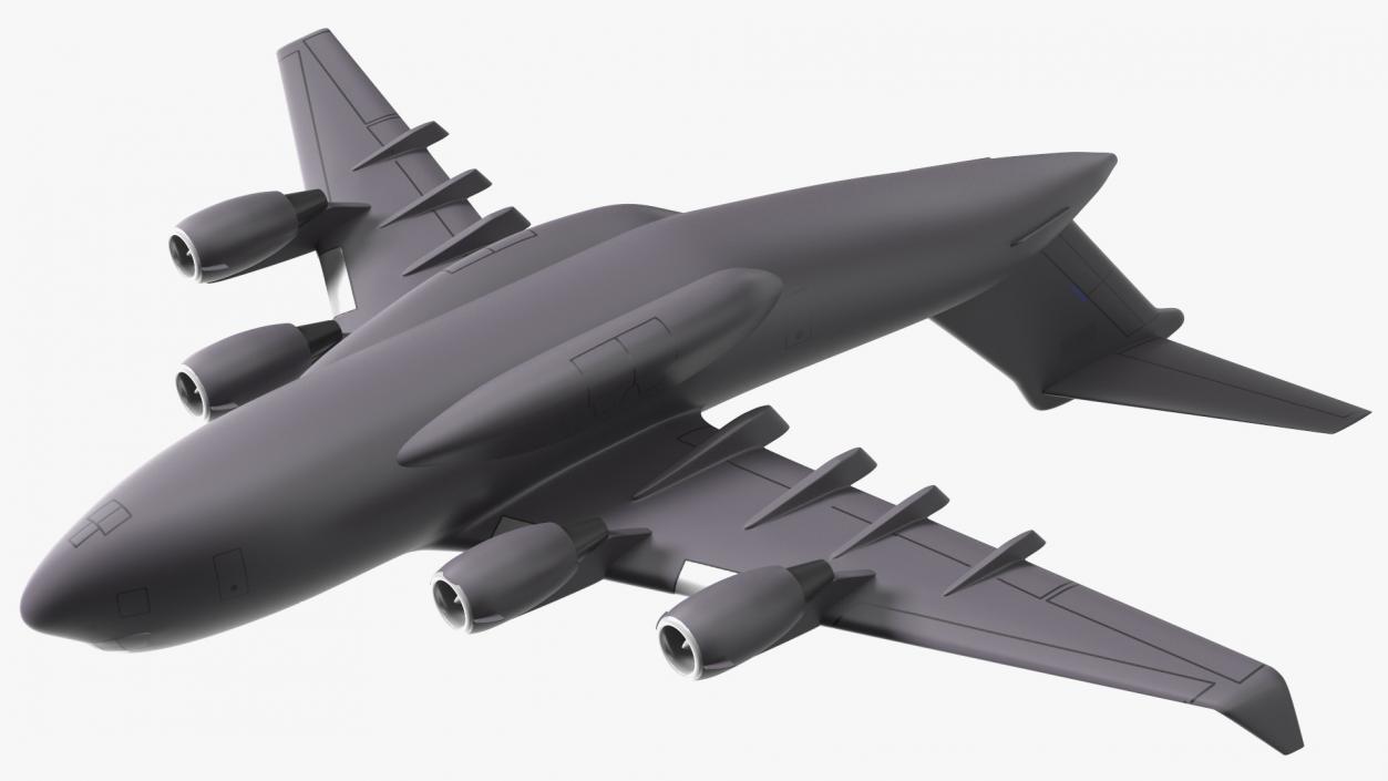 3D Military Transport Aircraft Scale model