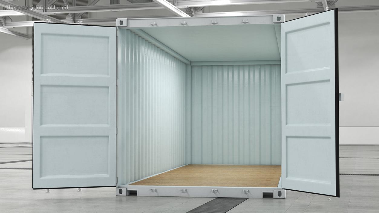 3D model Shipping Cargo Container 20 ft