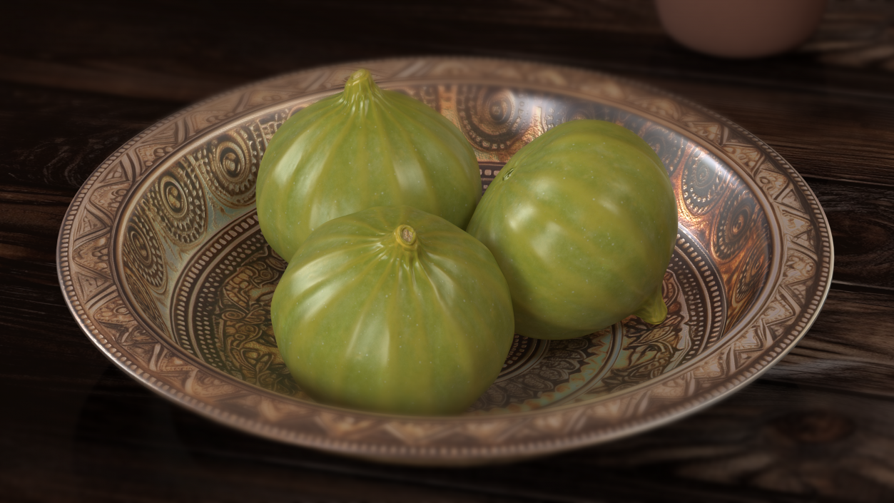 3D model Green Fig Fruit