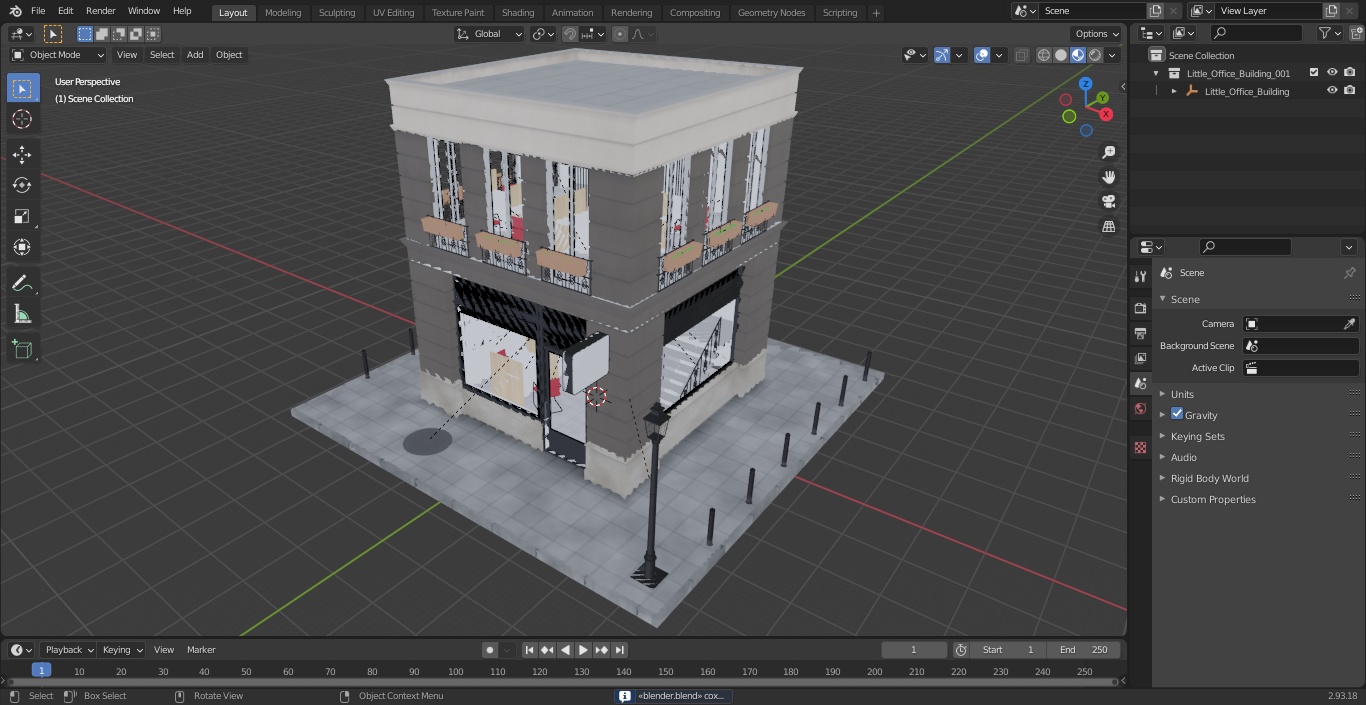 Little Office Building 3D