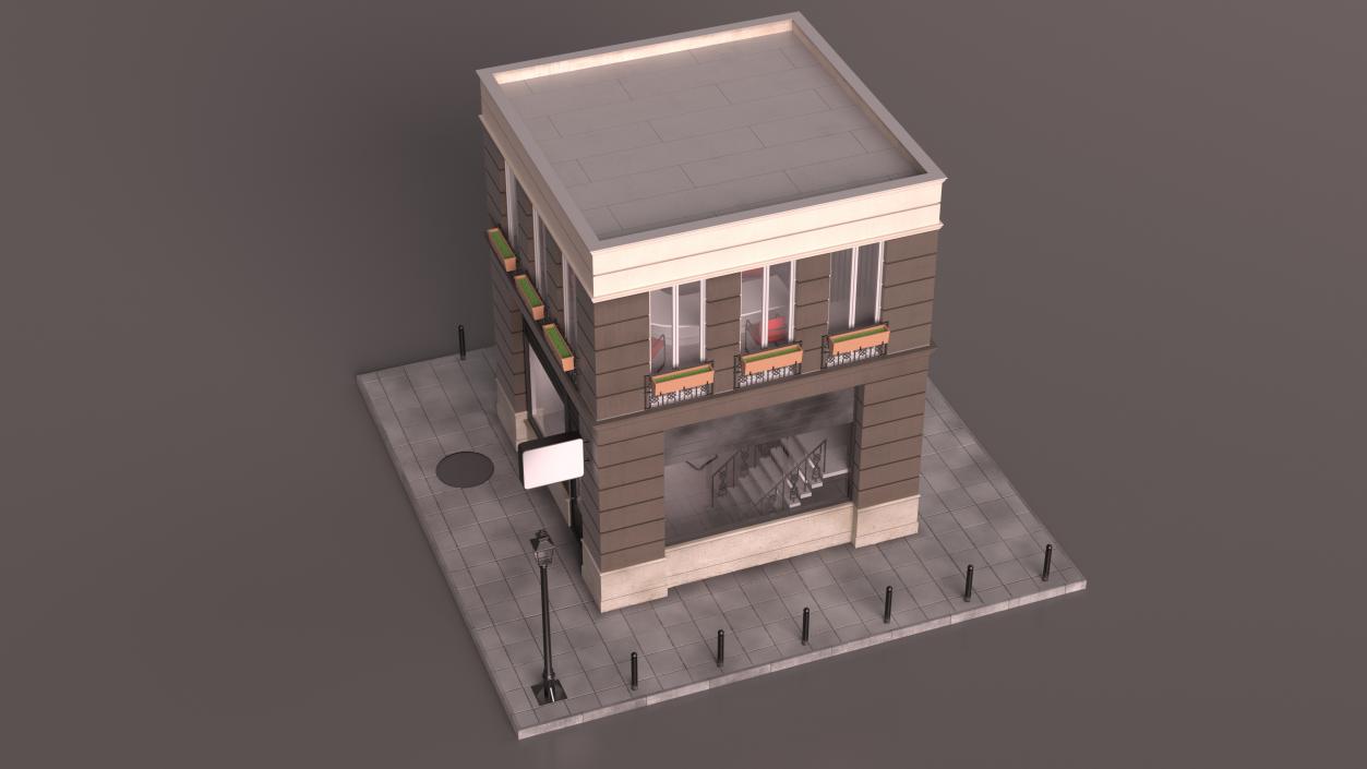 Little Office Building 3D